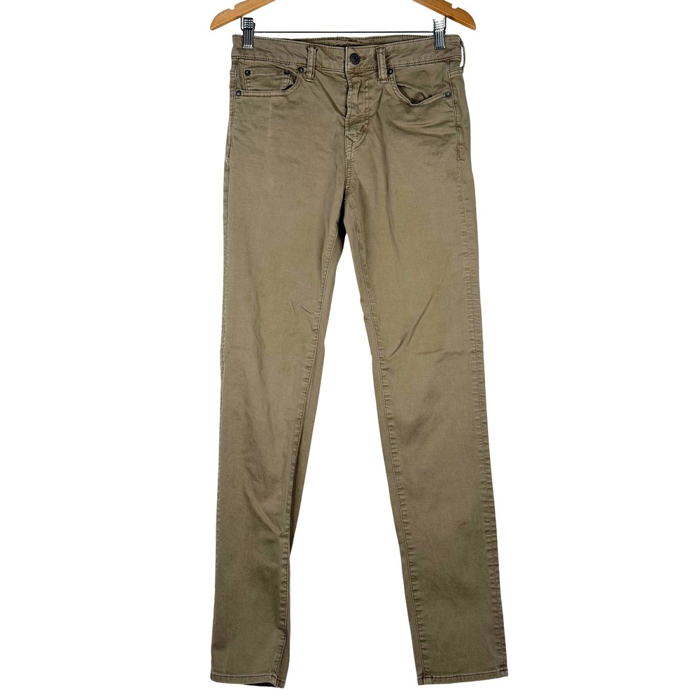 American Eagle Flex Pants Mens 30x34 Slim Tan Chino Khaki‎ Stretch